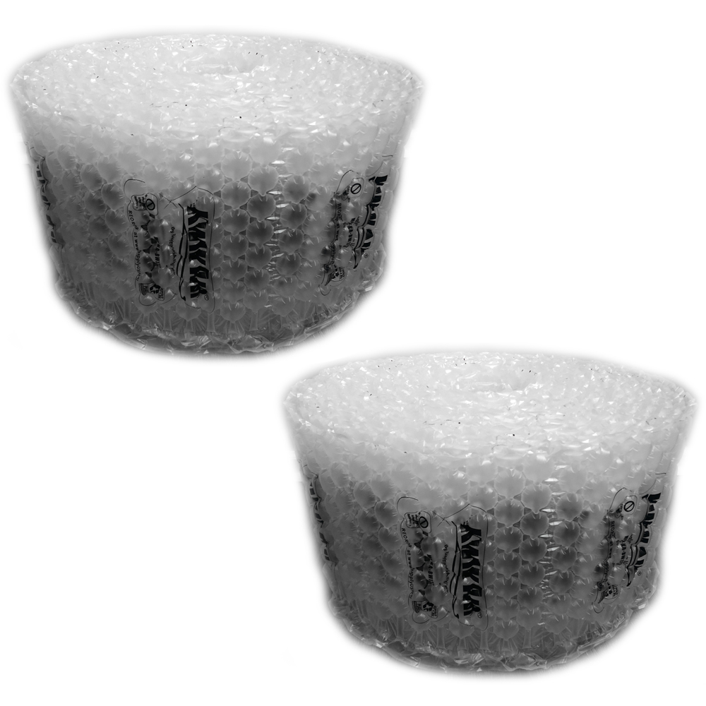 KwikAir® Bubble Cushion Wrap Roll 150 feet x 12 inch LARGE 1/2 inch Bubbles Perforated Every 10 inches